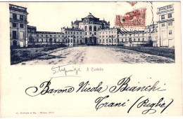 1902-cartolina Stupinigi Torino Il Castello Viaggiata - Other & Unclassified