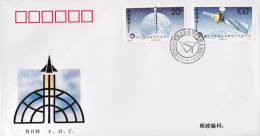 1996-Cina China 27, Scott 2731-32 The 47th Annual Congress Of International Astr - Covers & Documents