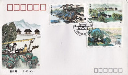 1991-Cina China T164, Scott 2347-49 Imperial Summer Resort Fdc - Brieven En Documenten