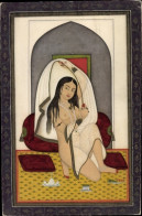 Artiste CPA Radha Bei Der Toilette, Indien, 18. Jahrhundert - Sonstige & Ohne Zuordnung