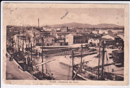 1919-Fano Panorama Dal Porto,viaggiata - Fano