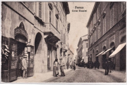 1918-Faenza (Ravenna) Corso Mazzini Diretta In Inghilterra Viaggiata In Franchig - Faenza