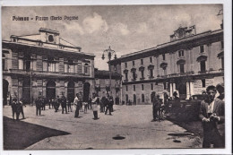 1922-Potenza Piazza Mario Pagano Animata E Viaggiata - Potenza