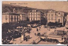 1918-Sorrento (Napoli) Piazza Tasso,viaggiata - Napoli (Naples)