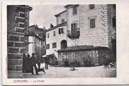 1915-Scansiano (Grosseto) La Fonte,viaggiata - Grosseto
