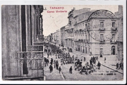 1917-Taranto Corso Umberto,viaggiata - Taranto