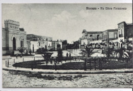 1926-Stornara (Foggia) Via Ettore Fieramosca, Viaggiata - Foggia