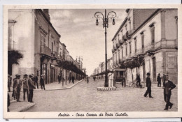 1936-Andria (Bari) Corso Cavour Da Porta Castello,viaggiata - Bari