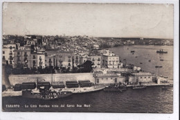 1914-Taranto La Citta' Vecchia Vista Dal Corso Due Mari,viaggiata - Taranto