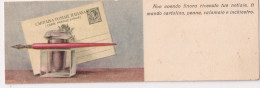 1910-circa-mini Carolina 14x4,5 Cm. Umoristica Imvito A Scrivere! - Humor