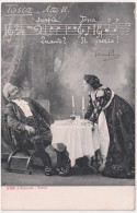 1903-tematica Musica, Tosca Con Spartito Atto II - Oper