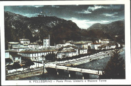 1931-S.Pellegrino Ponte Princ.Umberto E Stazione Terme, Viaggiata - Bergamo