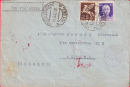 1942-lettera Annullo P.M. N.101 Sez.A Del 14.6 - Marcophilia