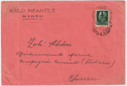 1944-RSI Fascetto 25c.su Busta Diretta A Militare - Storia Postale