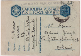1944-CF Bollo Della R.Nave Sagittario Del 20.6 - Marcophilia