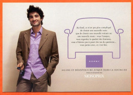 Carte Publicité Pub MONOPRIX 1 Homme - Advertising