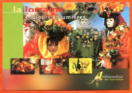 CP La Lorraine Couleurs Et Lumieres Ambassadeur De Lorraine - Werbepostkarten