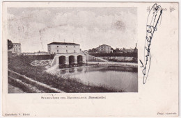 1900-Bassanello Padova Scaricatore Del Bacchiglione, Viaggiata - Padova (Padua)