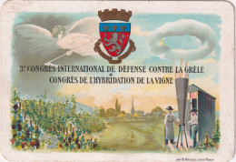 3^ Congres International De Defense Contre La Grele Et Congres De L'hybridation  - Advertising