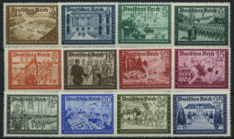 Dt. Reich 702-13 **, 1939, Kameradschaft, Prachtsatz, Mi. 85.- - Nuevos