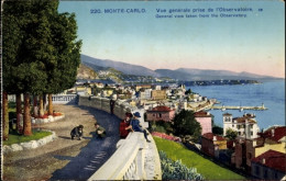 CPA Monte Carlo Monaco, Gesamtansicht Vom Observatorium Aus - Sonstige & Ohne Zuordnung