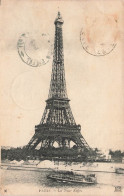 FRANCE - Paris - La Tour Eiffel - Vue Générale - Bateaux - Animé - Carte Postale Ancienne - Tour Eiffel