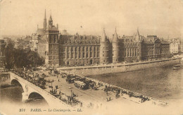 Postcard France Paris La Conciergerie - Andere Monumenten, Gebouwen