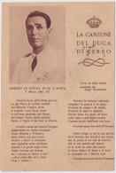 1943-P.M. N.59 Del 28.8 Su C.F. Illustrata La Canzone Del Duca Di Ferro - Marcophilie