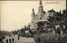 CPA Monte Carlo Monaco, Casino, Terrasse - Autres & Non Classés