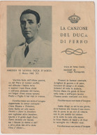 1943-P.M. N. 72 Del 25.6 Su C.F. Illustrata La Canzone Del Duca Di Ferro - Marcophilie