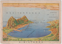 1942-P.M. N.133 Del 13, 10 Su C.F. Illustrata Gibilterra - Marcophilie