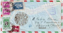 1958-Brasile Ruolo Di Andata E Ritorno Del Presidente Della Repubblica Gronchi E - Airmail