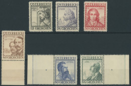 ÖSTERREICH 1918-1938 591-96 **, 1934, Baumeister, Postfrischer Prachtsatz, Mi. 150.- - Sonstige & Ohne Zuordnung