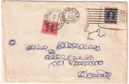 1947-lettera Affrancata Marca Da Bollo Lire 10 Tassata In Arrivo A Como Il 3.12  - 1946-60: Poststempel