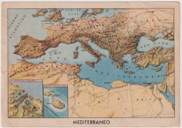 1941-P.M. N. 48 Del 24.1 (conflitto Italo Greco P.6) Su C.F. Illustrata Mediterr - Marcophilie