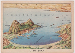 1941-P.M.n.17 Del 22.4 (conflitto Italo Greco P.6) Su C.F. Illustrata Gibilterra - Marcophilie