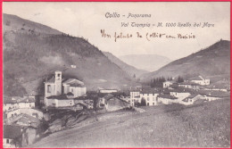 1907-Collio Val Trompia Panorama, Viaggiata Annullo Ottagonale Brozzo 16.8 - Brescia