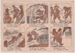 1942-CF Illustrata Atti Di Valore A Fumetti Il Sergente - Marcophilia