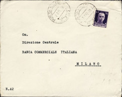 1942-lettera Affrancata 50c. Con Annullo Posta Militare N. 700 Del 7.7 - War 1939-45