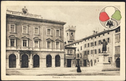 1919-Trento Piazza Erbe Cartolina Affrancata Con 10h.Venezia Tridentina - Trento