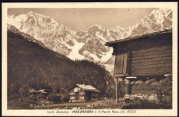 1925-Verbano Cusio Ossola Valle Anzasca Macugnaga Ed Il Monte Rosa - Verbania