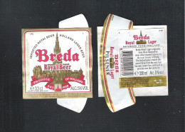 BREDA ROYAL BEER - 33 CL   -    BIERETIKET (BE 790) - Cerveza