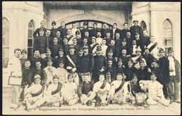1904-cartolina Di Creta Reggimento Fanteria 10^ Compagnia Distaccamento Di Canea - Regimente
