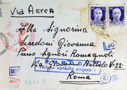 Franchigia Posta Militare 52 Manoscritto Francobolli Imperiale Annullati Feldpos - War 1939-45