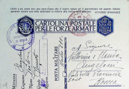1942-Franchigia Posta Militare 210 19.10.42 In Colore Violetto, Libia - War 1939-45