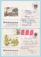 USSR 1990.0718-1228. Seasons. Prestamped Covers (2), Used - 1980-91