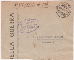 1945-buona Parte Di Busta Con Bollo Posta Da Campo N.859 Del 25.1 - Marcophilie