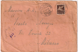 1944-lettera Con Testo, Posta Da Campo N.851 Del 20.3 - Marcophilie