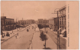 1916-Siracusa Piazza Pancali E Corso Umberto I, Viaggiata Bollo Ospedale Militar - Siracusa