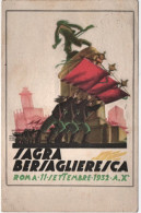 1932-Sagra Bersaglieresca Roma Settembre1932, Illustratore Morbiducci, Viaggiata - Patriottiche